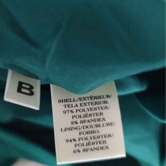 Ann Taylor Dress Green 6 One Shoulder Sheath Party Holidays - Picture 12 of 13